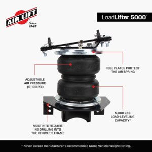 Ram 3500 Suspension Leveling Kit - Rear - Air Lift - LoadLifter 5000 - `19-`24